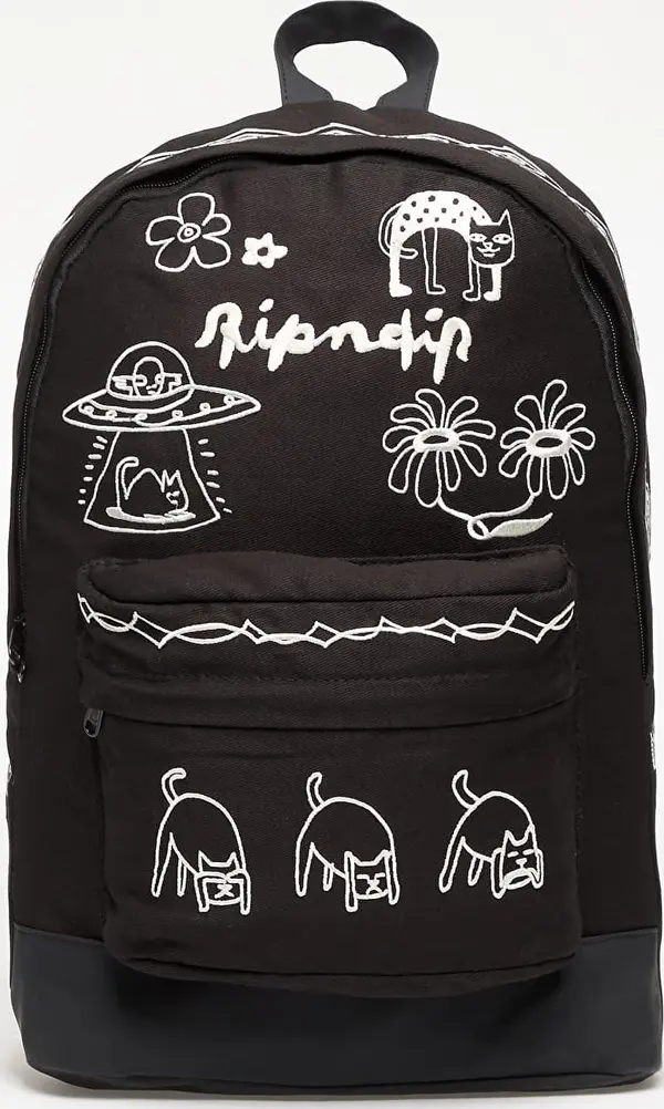 RIPNDIP Nahrbtnik RIPNDIP Squabble Up Backpack Black Universal