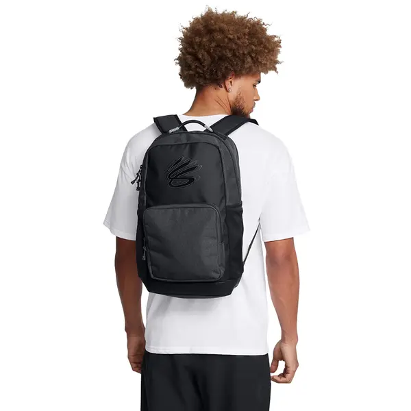 Under Armour Nahrbtnik Under Armour Curry Splash Backpack Black/ Jet Gray Full Heather/ Black Universal