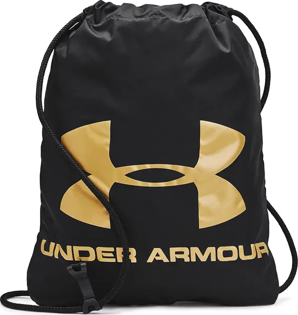 Under Armour Nahrbtnik Under Armour Ozsee Sackpack Black/ Metallic Gold Universal