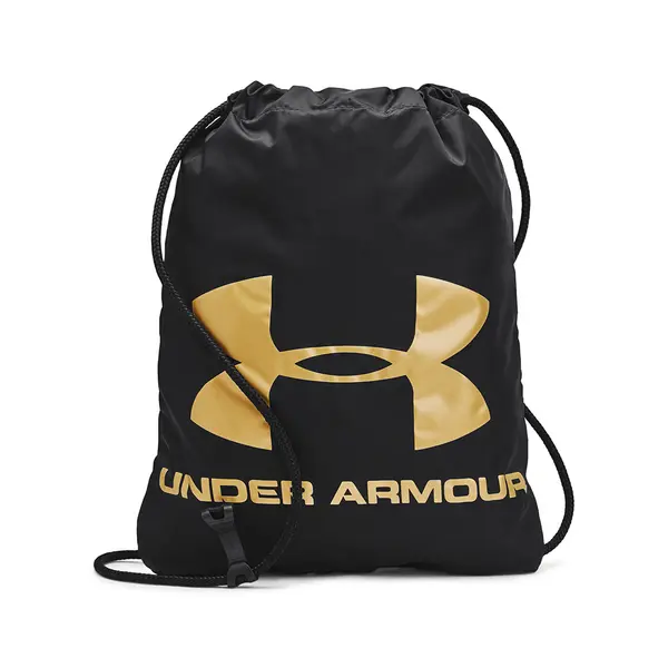 Under Armour Nahrbtnik Under Armour Ozsee Sackpack Black/ Metallic Gold Universal