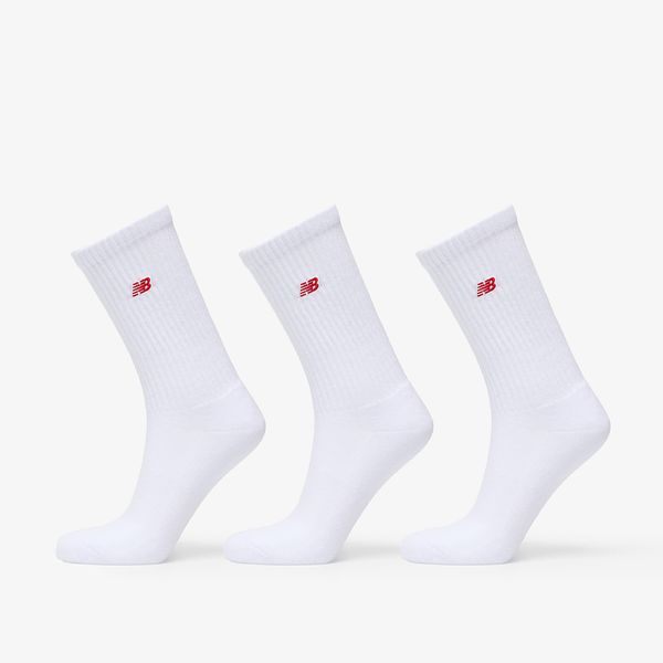 New Balance New Balance Nb Patch Logo Crew Socks 3-Pack White M