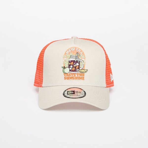 New Era New Era 9FORTY Af Trucker Summer Patch Stone/ Orange Universal