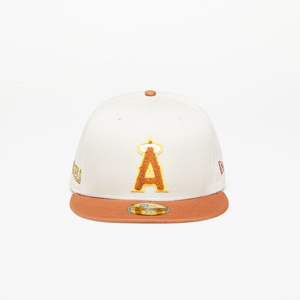 New Era New Era Anaheim Angels Boucle 59FIFTY Fitted Cap Stone/ Brown