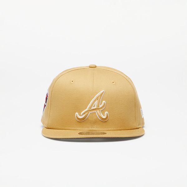 New Era New Era Atlanta Braves Side Patch 9FIFTY Snapback Cap Bronze/ Nfl Brown Suede