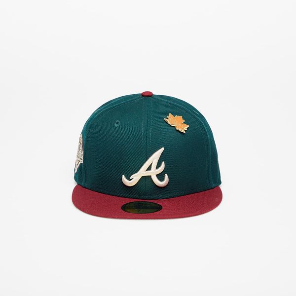 New Era New Era Atlanta Braves Ws Contrast 59Fifty Fitted Cap New Olive/ Optic White