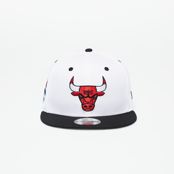 New Era New Era Chicago Bulls White Crown Patch 9Fifty Snapback Cap Optic White/ Black