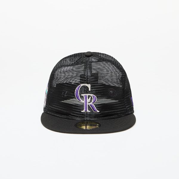 New Era New Era Colorado Rockies Mesh Patch 59FIFTY Fitted Cap Black