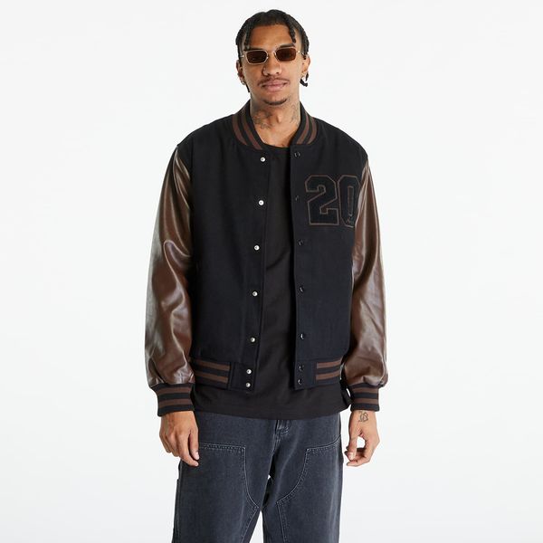 New Era New Era Heritage Varsity Jacket UNISEX Black/ Brown
