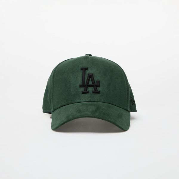 New Era New Era Los Angeles Dodgers Aframe MLB Faux Suede Cap Dark Green/ Black Universal