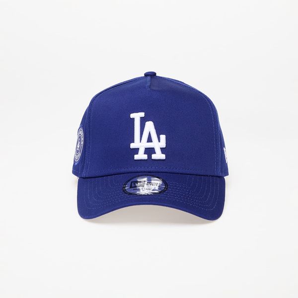 New Era New Era Los Angeles Dodgers Aframe MLB Patch Cap Dark Royal/ White Universal