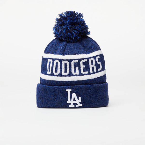New Era New Era Los Angeles Dodgers Jake Bobble Knit Beanie Hat Navy/ White