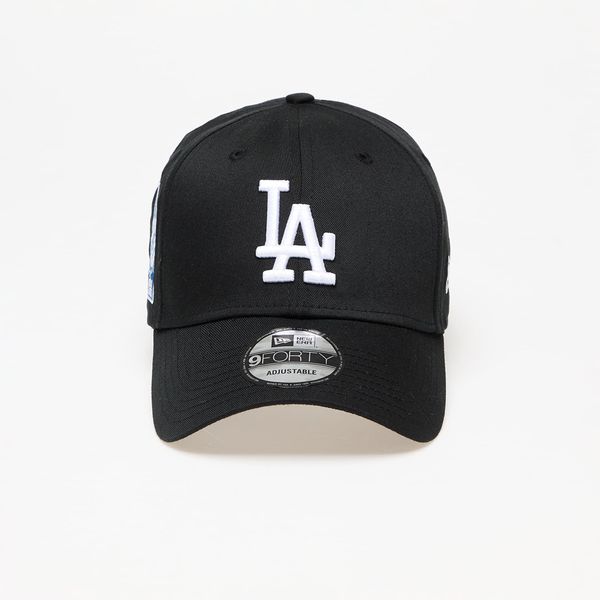 New Era New Era Los Angeles Dodgers World Series Patch 9FORTY Adjustable Cap Black