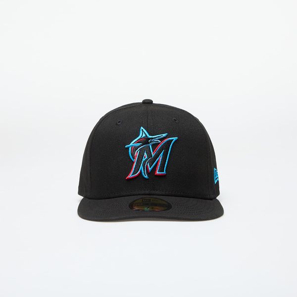 New Era New Era Miami Marlins 59FIFTY On Field Game Fitted Cap Black