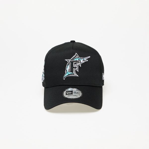 New Era New Era Miami Marlins World Series Patch 9FORTY E-Frame Adjustable Cap Black/ Kelly Green