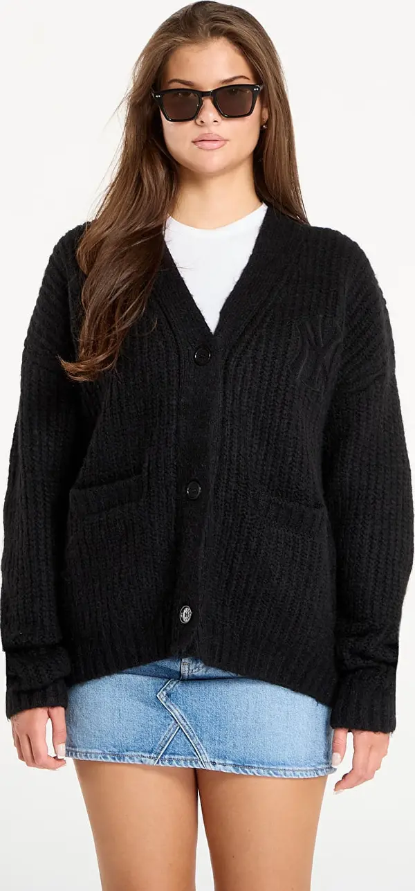 New Era New Era MLB Knit Cardigan New York Yankees Black M