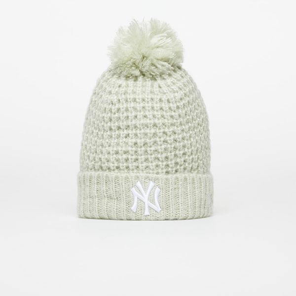 New Era New Era MLB Wmns Cosy Pom Beanie New York Yankees Blue Tint/ Optic White