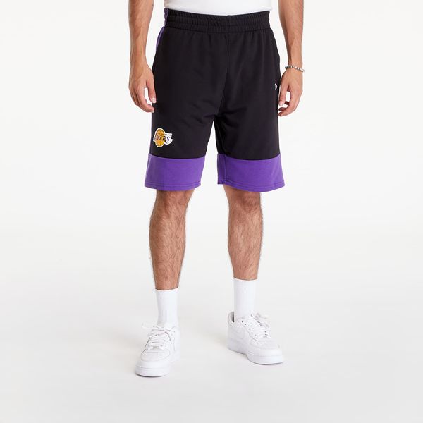 New Era New Era NBA Colour Block Shorts Los Angeles Lakers Black/ True Purple L