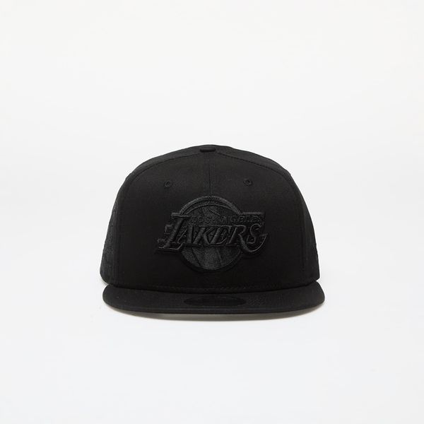 New Era New Era NBA Los Angeles Lakers Monochrome Black 9FIFTY Snapback Cap Black M-L