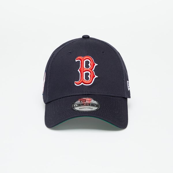 New Era New Era Boston Red Sox Team Side Patch 9Forty Adjustable Cap Navy/ Scarlet
