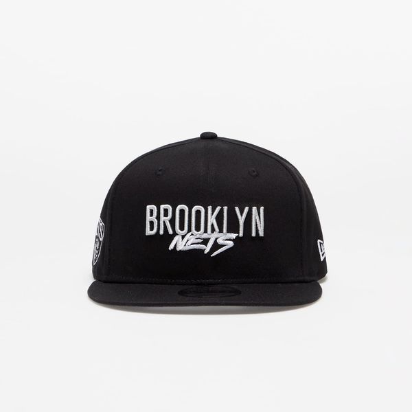 New Era New Era Brooklyn Nets Script Logo 9FIFTY Snapback Cap Black