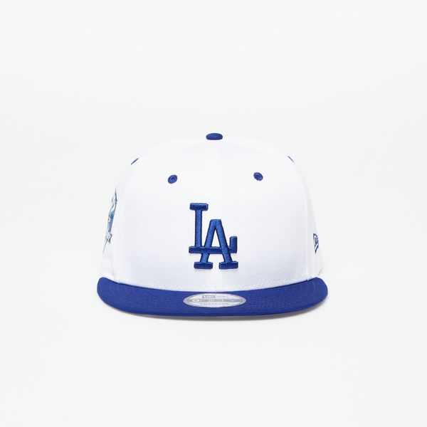 New Era New Era Los Angeles Dodgers White Crown Patch 9Fifty Snapback Cap Optic White/ Light Royal/ Bright Royal