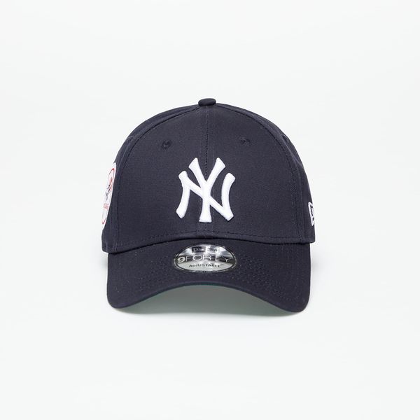 New Era New Era New York Yankees Team Side Patch 9Forty Adjustable Cap Navy/ Optic White