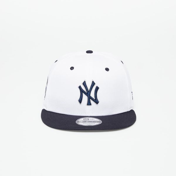 New Era New Era New York Yankees White Crown Patch 9Fifty Snapback Cap Optic White/ Navy