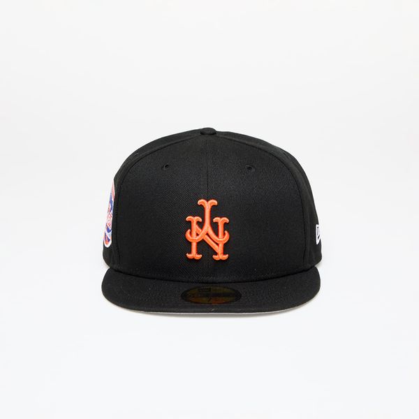 New Era New Era New York Mets Upside Down 59FIFTY Fitted Cap Black 7 3/8