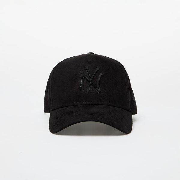 New Era New Era New York Yankees Aframe MLB Faux Suede Cap Black/ Black Universal