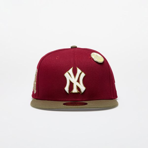 New Era New Era New York Yankees Contrast Pin 59FIFTY Fitted Cap Cardinal 7 1/4