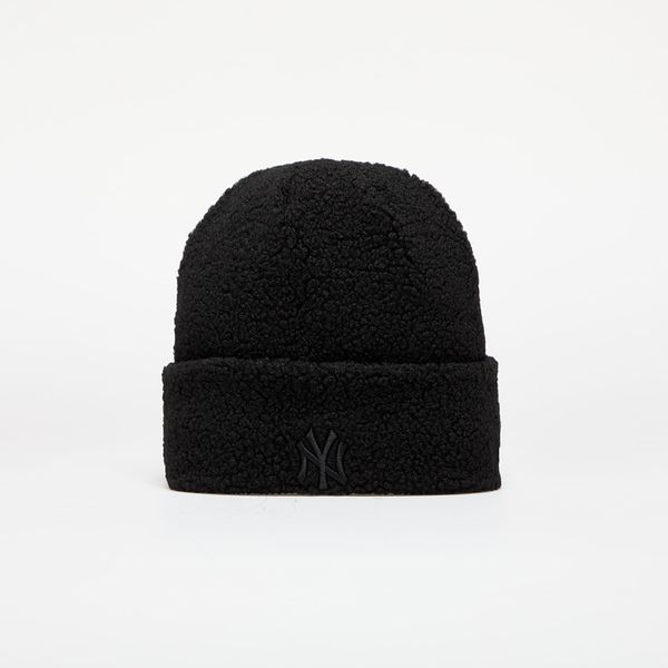 New Era New Era New York Yankees Knit Medium Wmns MLB Wmns Borg Beanie Black Universal