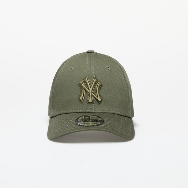 New Era New Era New York Yankees MLB Outline 39THIRTY Stretch Fit Cap New Olive/ New Olive