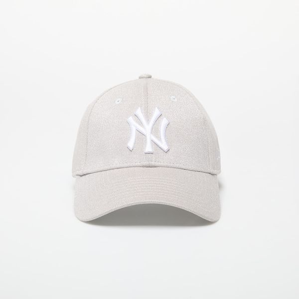 New Era New Era New York Yankees MLB Womens Glitter 9FORTY Adjustable Cap Metalic Silver/ White Universal