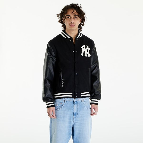 New Era New Era New York Yankees MLB World Series Varsity Jacket UNISEX Black/ Off White