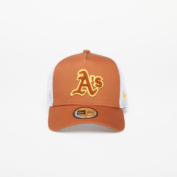 New Era New Era Oakland Athletics Boucle Trucker Cap Brown