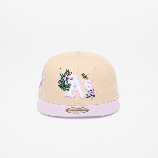 New Era New Era Oakland Athletics MLB 9FIFTY Floral Snapback Cap Stone/ Pastel Lilac