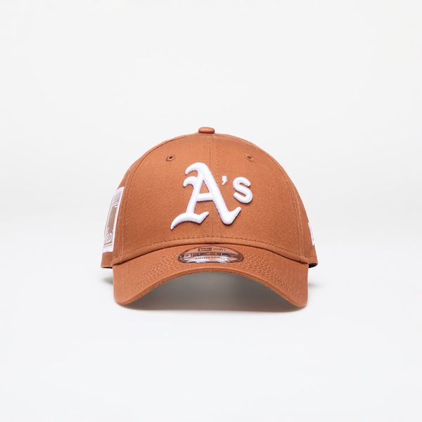 New Era New Era Oakland Athletics MLB Side Patch 9FORTY Adjustable Cap Brown/ White