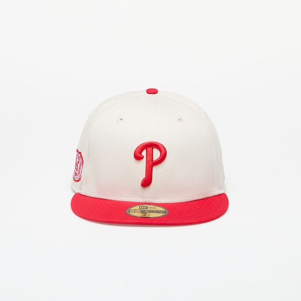 New Era New Era Philadelphia Phillies 59FIFTY Fitted Cap Ivory/ Front Door Red 7 3/8