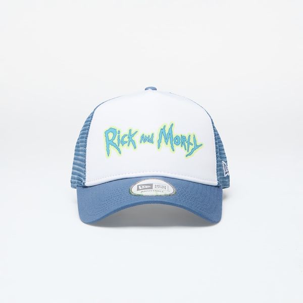 New Era New Era x Rick And Morty 9Forty Trucker Snapback Faded Blue/ White