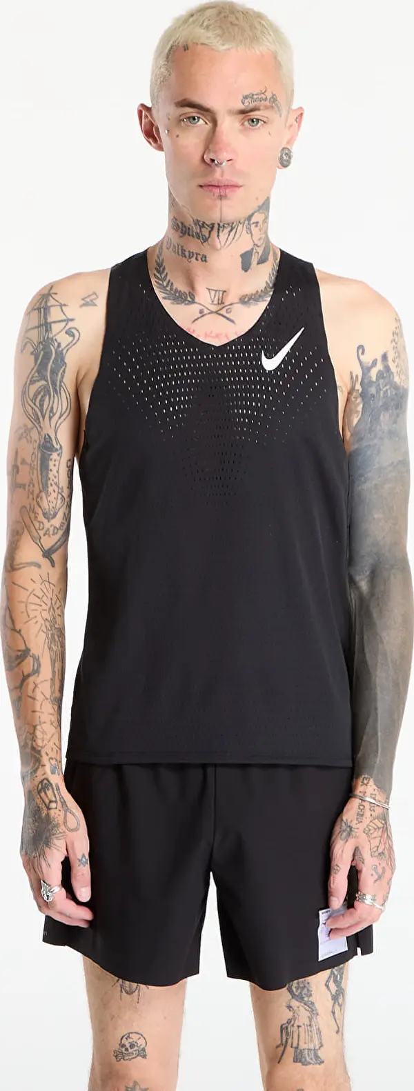 Nike Nike AeroSwift Men's Dri-FIT ADV Running Singlet Black/ Summit White L