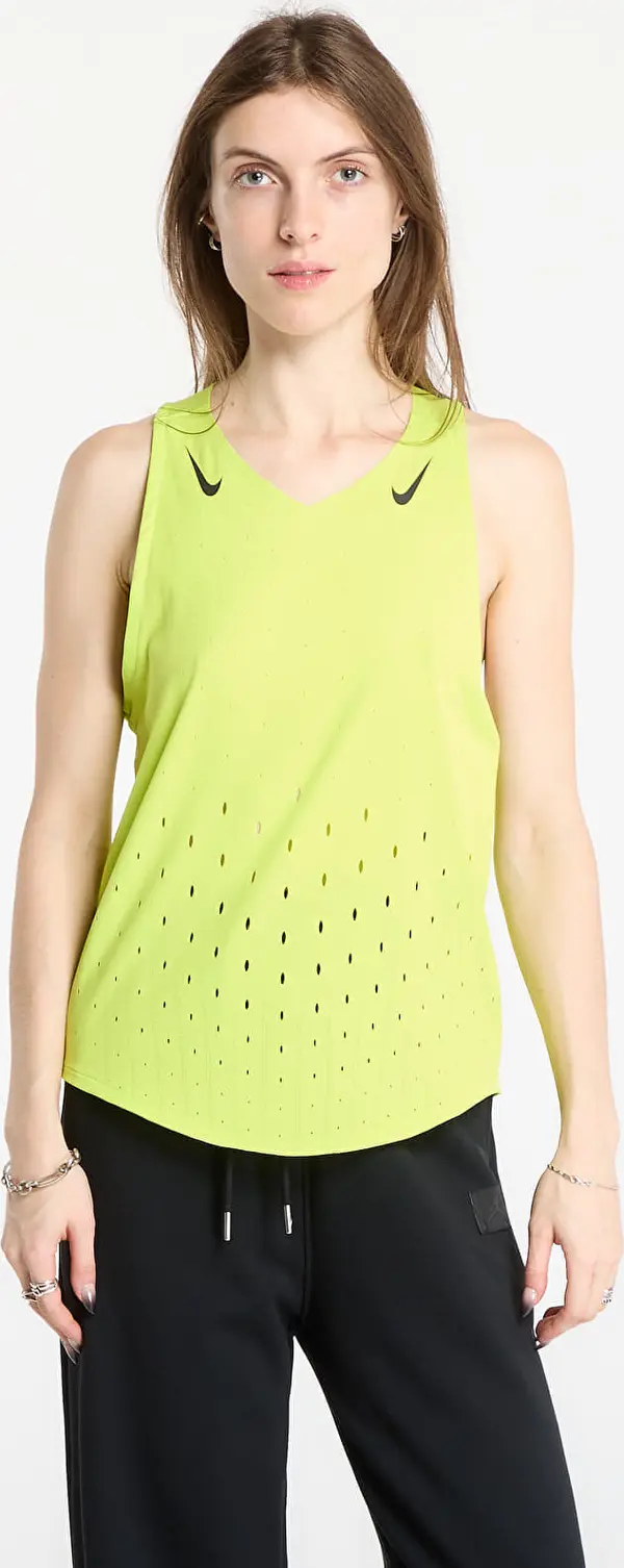 Nike Nike AeroSwift Women's Dri-FIT ADV Running Singlet Cyber/ Black XS