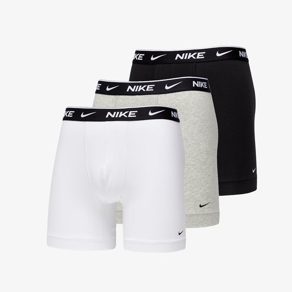 Nike Nike Boxer Brief 3 Pack White/ Grey Heather/ Black