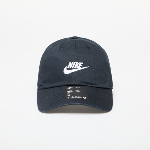 Nike Nike Club Unstructured Futura Wash Cap Black/ White