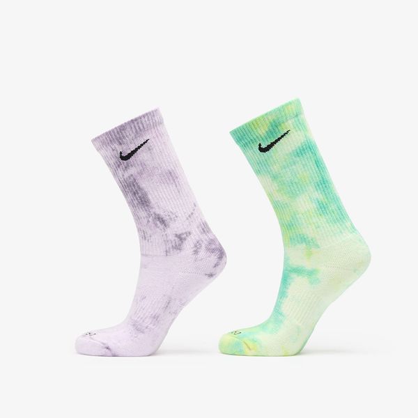 Nike Nike Dri-FIT Everyday Plus Cushioned Crew Socks 2-Pack Multicolor L