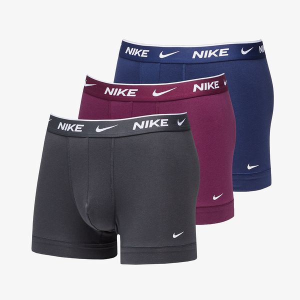 Nike Nike Dri-FIT Trunk 3-Pack Midnight Navy/ Bordeaux/ Anthracite