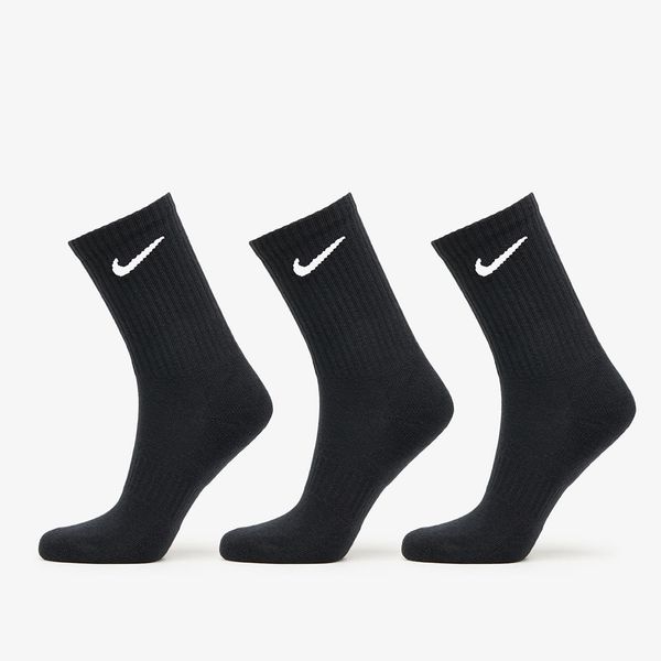 Nike Nike Everyday Cush 3-Pack Crew Socks Black/ White