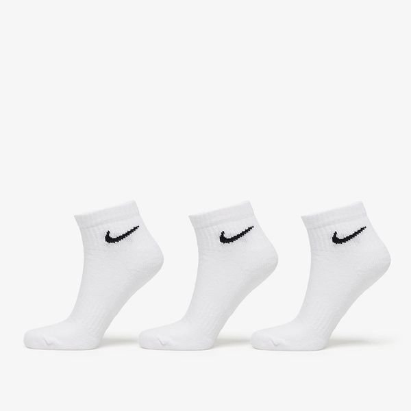 Nike Nike Everyday Cush Ankle Socks 3-Pack White/ Black S