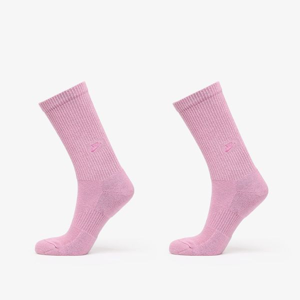 Nike Nike Everyday Cushioned Crew Socks 2-Pack Plum Dust/ Plum Dust L