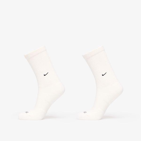 Nike Nike Everyday Cushioned Crew Socks 2-Pack Sail/ Black S