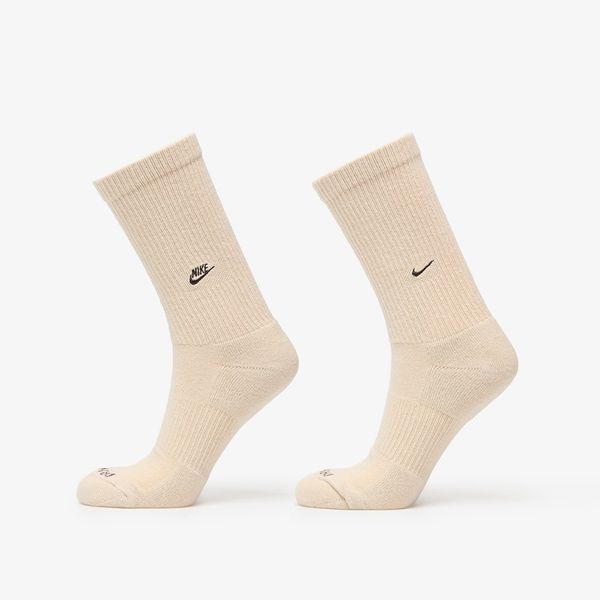 Nike Nike Everyday Cushioned Crew Socks 2-Pack Sanddrift/ Earth L